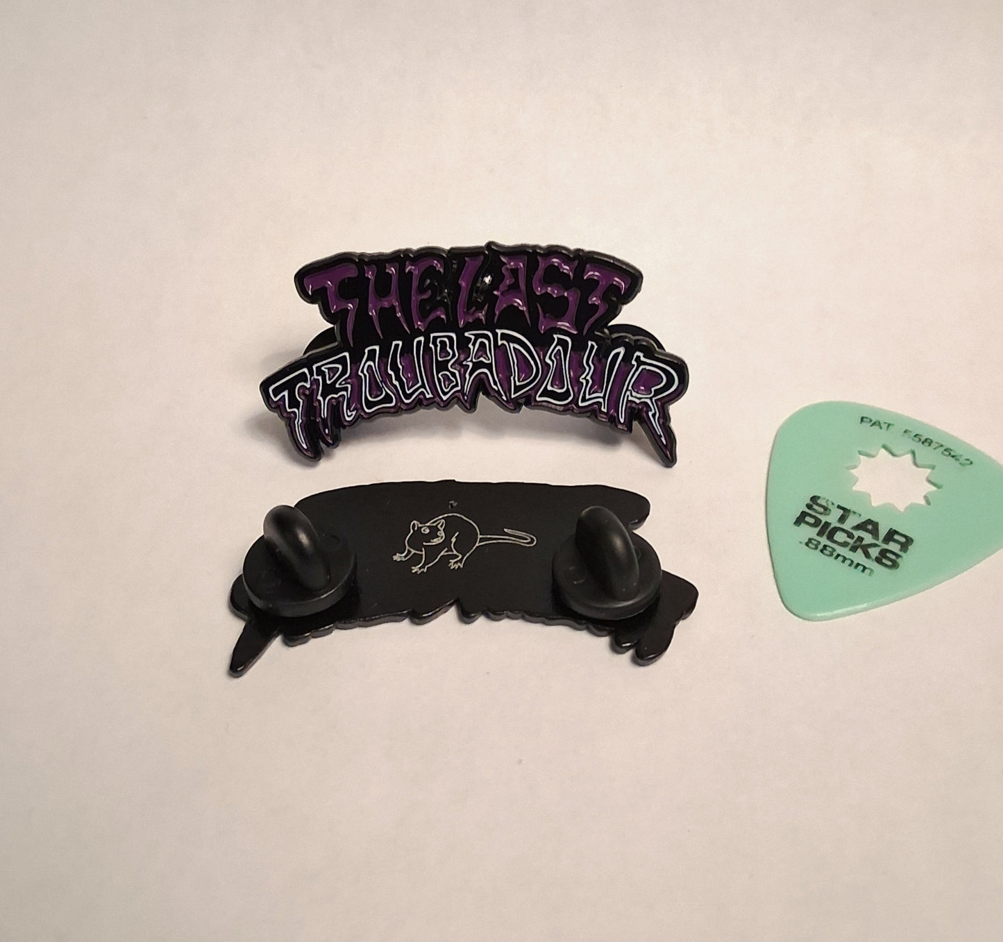 The Last Troubadour Metal Pins