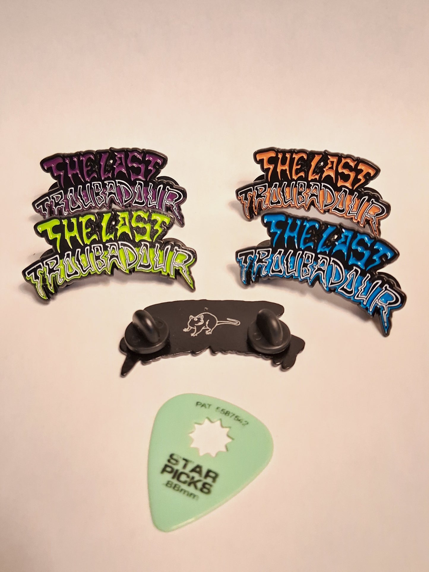 The Last Troubadour Metal Pins