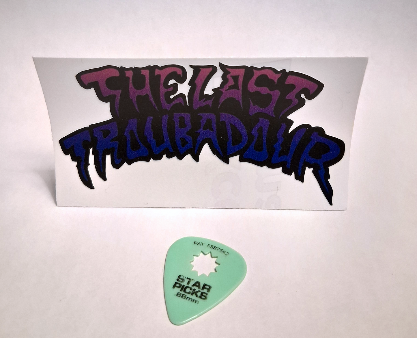 The Last Troubadour Vinyl Sticker